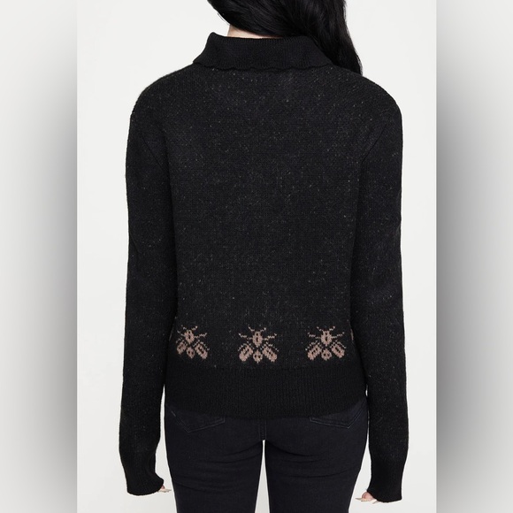 Disturbia Aura Dragon Jacquard Collar Knit Sweater - Picture 3 of 8